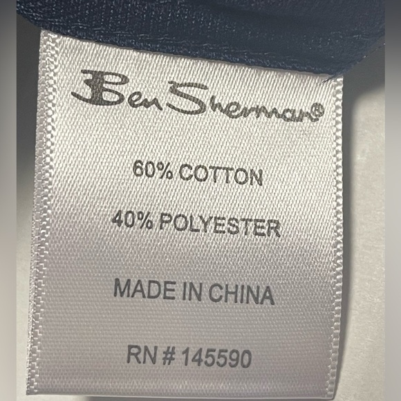 BEN SHERMAN SLIM FIT BUTTON DOWN SHIRT MENS LONG SLEEVE BLUE COLOR SIZE S 32/33 - Picture 8 of 11